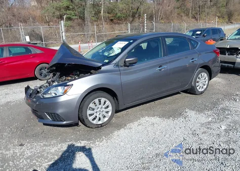 2017 Nissan Sentra S из США, поврежденный, VIN 3N1AB7AP3HY392236